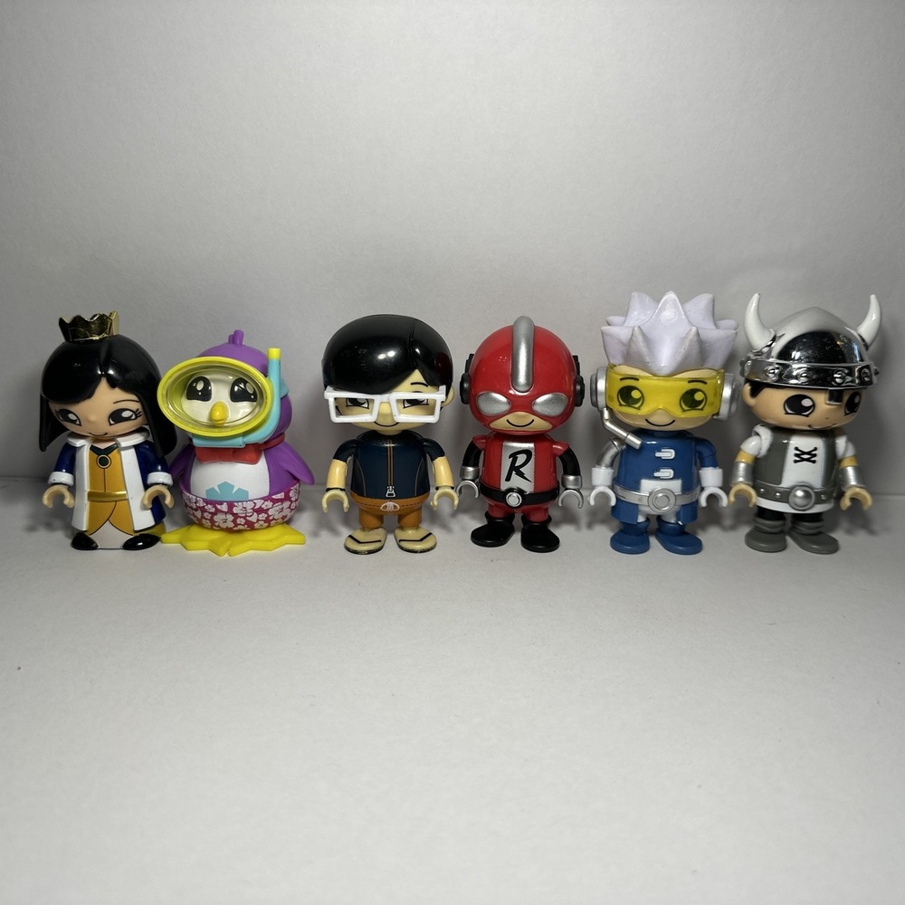 Ryan's World Toy Figures Lot‎ of 6 Mini 2-3" Action Figures Kids Toys